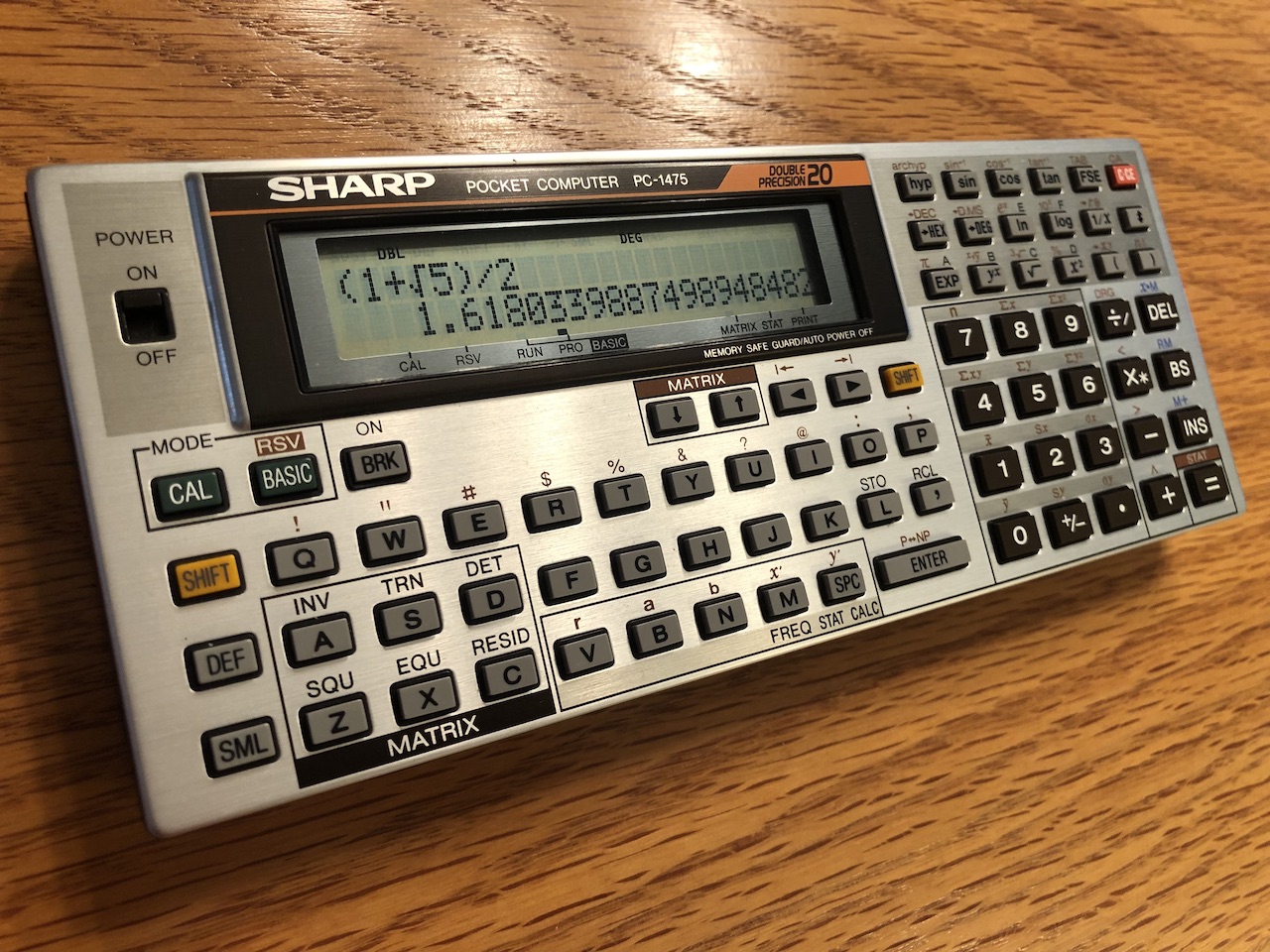 Sharp PC-1262